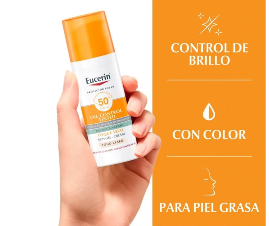 Sun Face Oil Control Tono Claro FPS50+ Ucerin