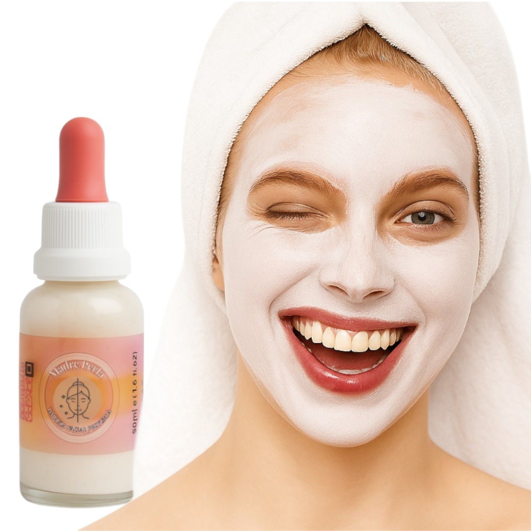 Tónico Facial 7 en 1 Madre Perla - Elimina Manchas, Cicatrices y Acné